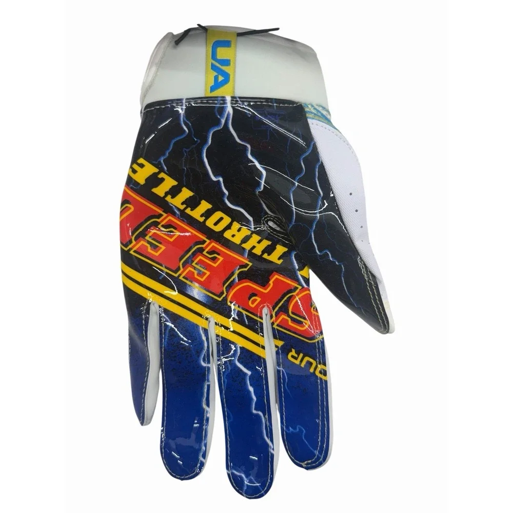 NWT Under Armour UA Blur Limited Edition Football Gloves Men's Size‎ Medium